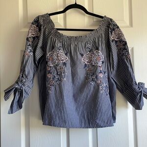 American Eagle Off the Shoulder Shirt